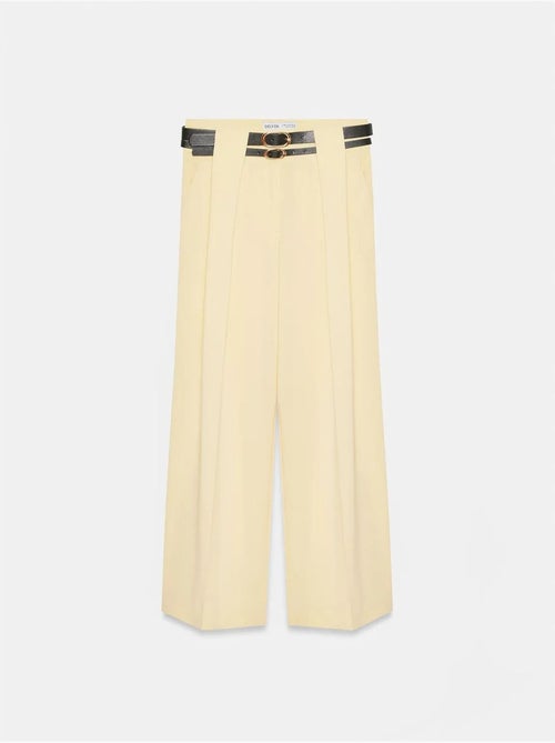 DILVIN Pantalon Large À Taille Haute Et Plis - Kiabi DILVIN Pantalon Large À Taille Haute Et Plis - Kiabi