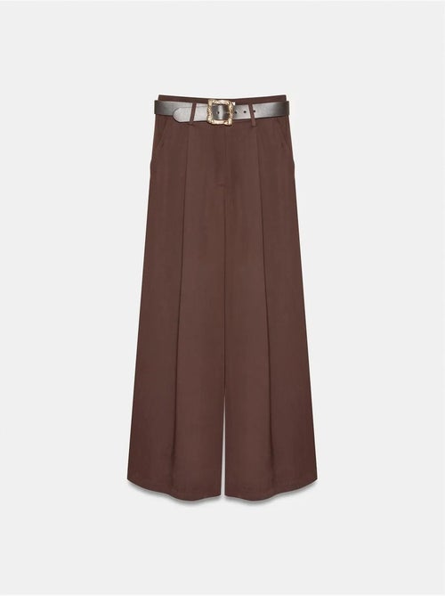 DILVIN Pantalon Large À Taille Haute Et Plis - Kiabi DILVIN Pantalon Large À Taille Haute Et Plis - Kiabi