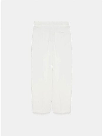DILVIN Pantalon Large En Crêpe À Taille Haute