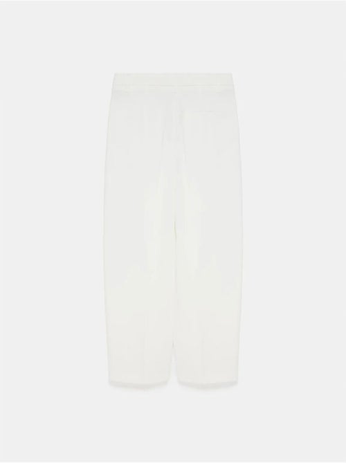 DILVIN Pantalon Large En Crêpe À Taille Haute - Kiabi