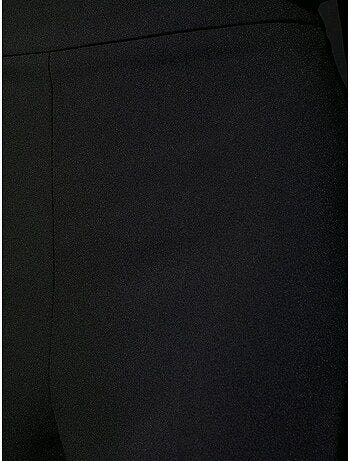 DILVIN Pantalon Large En Crêpe À Taille Haute