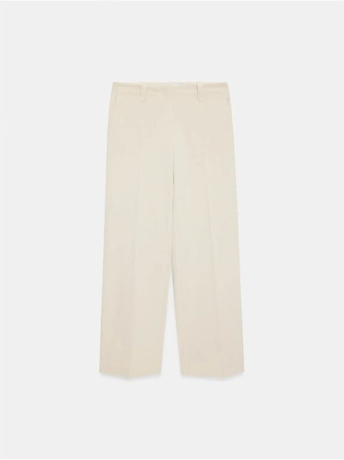 DILVIN Pantalon Large En Crêpe À Taille Mi-haute - Kiabi