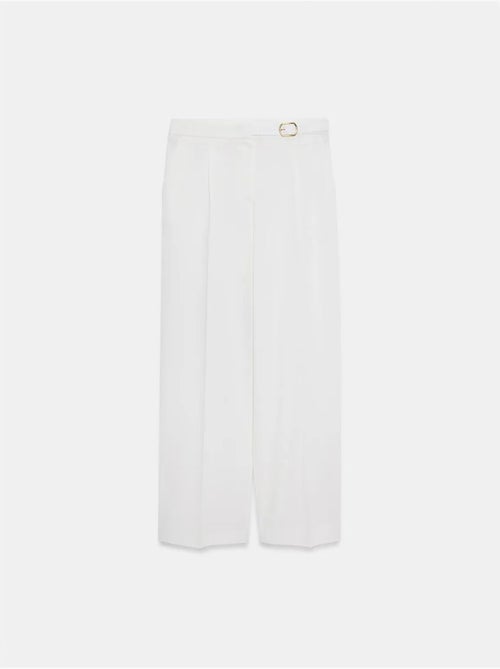 DILVIN Pantalon Large En Crêpe Avec Ceinture - Kiabi
