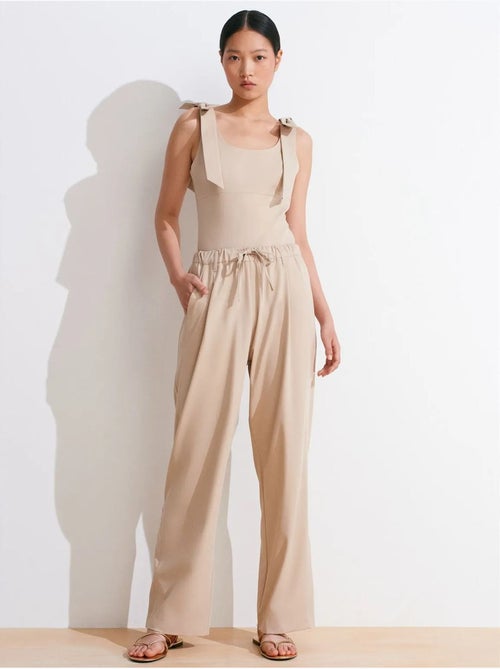 DILVIN Pantalon Large En Crêpe - Kiabi
