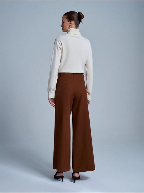 DILVIN Pantalon Large En Crêpe - Kiabi DILVIN Pantalon Large En Crêpe - Kiabi