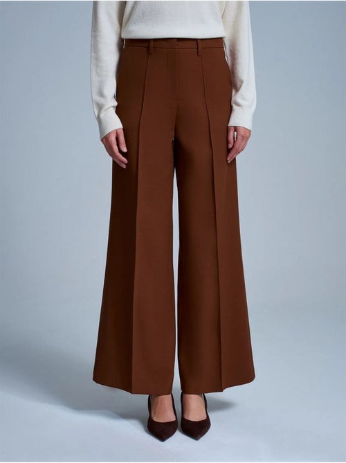 DILVIN Pantalon Large En Crêpe - Kiabi DILVIN Pantalon Large En Crêpe - Kiabi