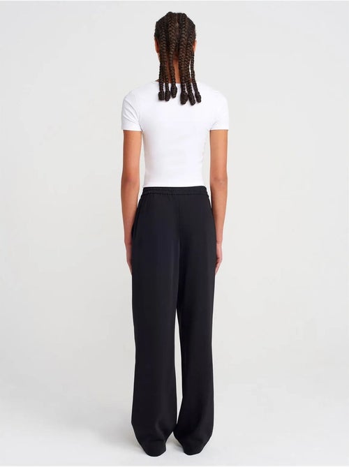 DILVIN Pantalon Large En Crêpe - Kiabi DILVIN Pantalon Large En Crêpe - Kiabi