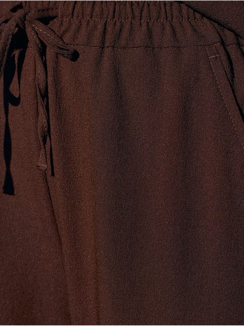 DILVIN Pantalon Large En Crêpe Pour Femme - Kiabi