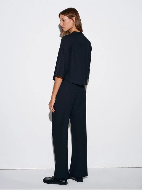 DILVIN Pantalon Large En Crêpe Pour Femme - Kiabi DILVIN Pantalon Large En Crêpe Pour Femme - Kiabi