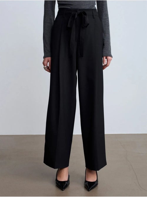DILVIN Pantalon Large En Crêpe Pour Femme - Kiabi