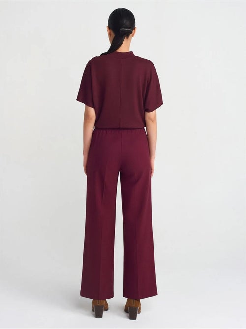 DILVIN Pantalon Large En Crêpe - Kiabi DILVIN Pantalon Large En Crêpe - Kiabi
