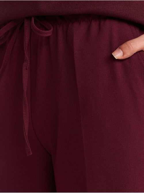 DILVIN Pantalon Large En Crêpe - Kiabi DILVIN Pantalon Large En Crêpe - Kiabi
