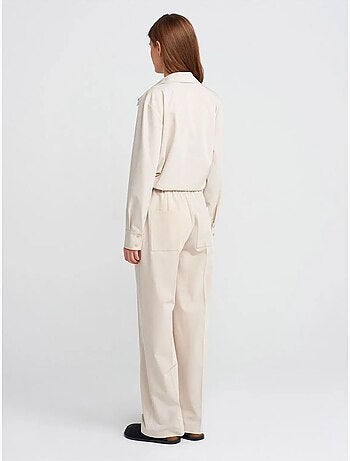 DILVIN Pantalon Large En Jersey