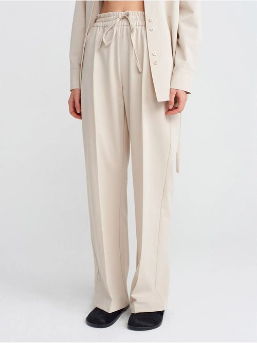 DILVIN Pantalon Large En Jersey - Kiabi