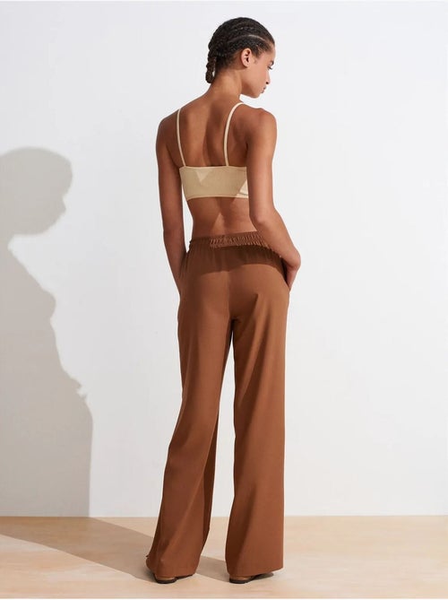 DILVIN Pantalon Large En Jersey Femme - Kiabi