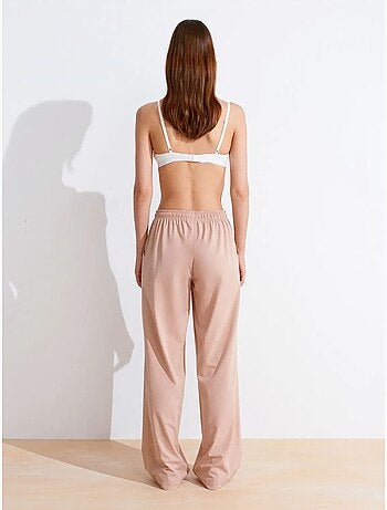 DILVIN Pantalon Large En Jersey Femme