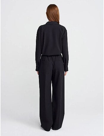 DILVIN Pantalon Large En Jersey