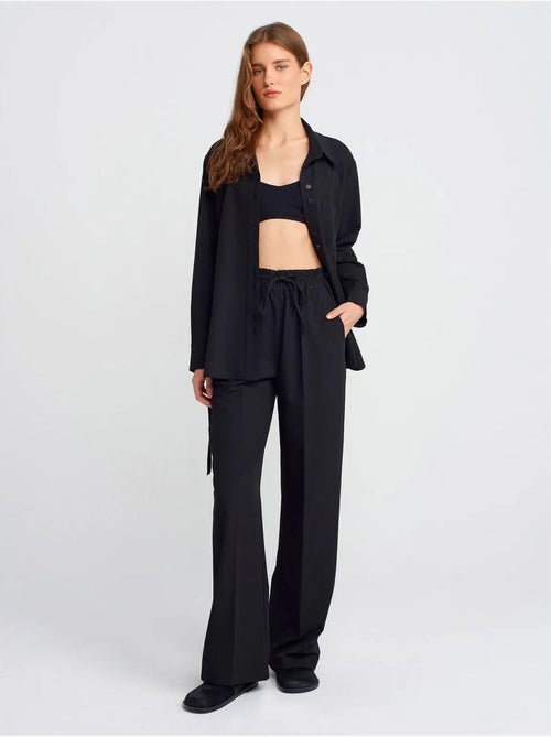 DILVIN Pantalon Large En Jersey - Kiabi DILVIN Pantalon Large En Jersey - Kiabi