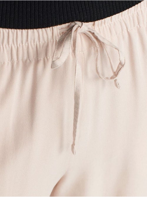 DILVIN Pantalon Large En Tencel À Taille Coulissée - Kiabi