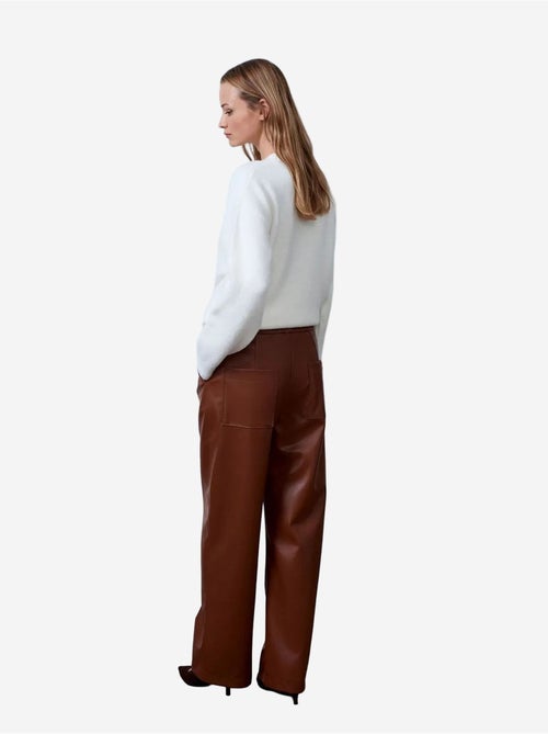 DILVIN Pantalon Large Femme En Similicuir - Kiabi DILVIN Pantalon Large Femme En Similicuir - Kiabi