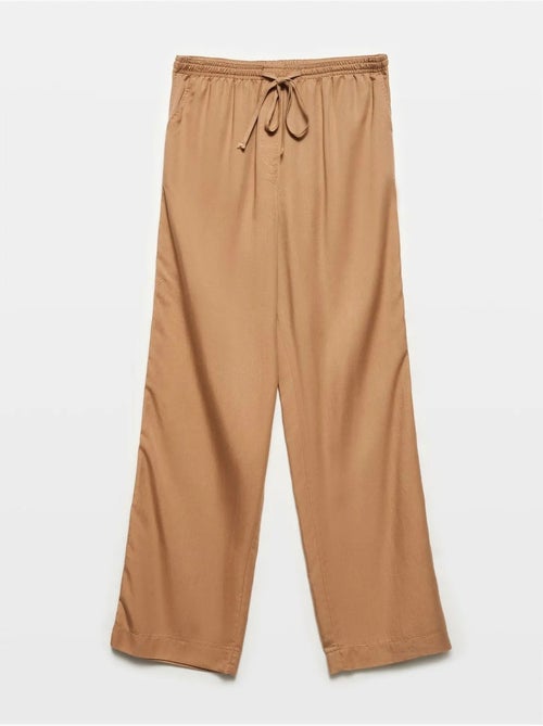 DILVIN Pantalon Large Femme En Tencel - Kiabi DILVIN Pantalon Large Femme En Tencel - Kiabi