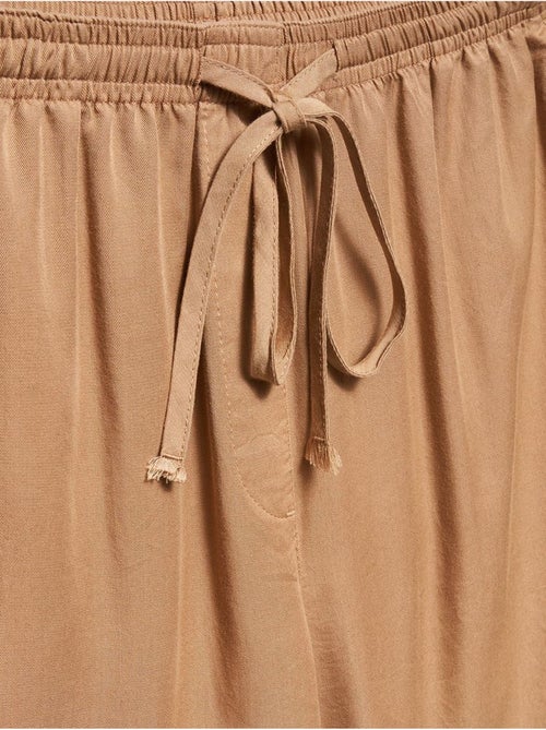DILVIN Pantalon Large Femme En Tencel - Kiabi DILVIN Pantalon Large Femme En Tencel - Kiabi