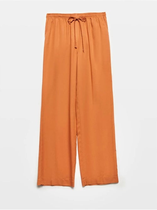 DILVIN Pantalon Large Femme En Tencel - Kiabi DILVIN Pantalon Large Femme En Tencel - Kiabi