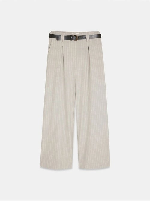 DILVIN Pantalon Large Plissé À Rayures - Kiabi DILVIN Pantalon Large Plissé À Rayures - Kiabi