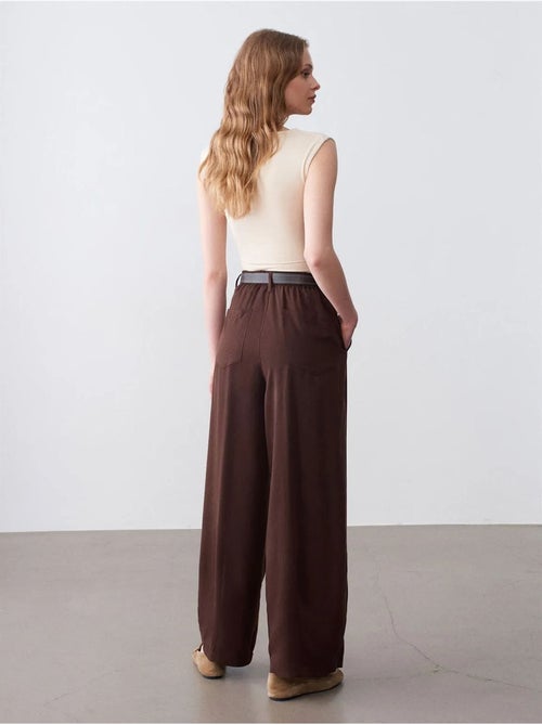 DILVIN Pantalon Large Plissé - Kiabi