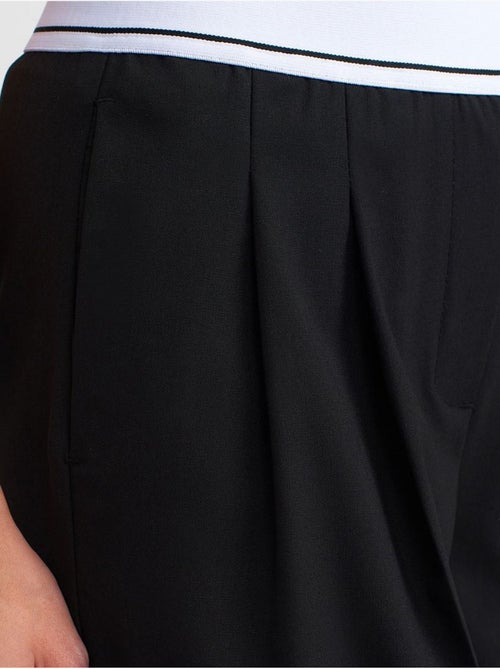 DILVIN Pantalon Large Taille Haute En Crêpe - Kiabi DILVIN Pantalon Large Taille Haute En Crêpe - Kiabi