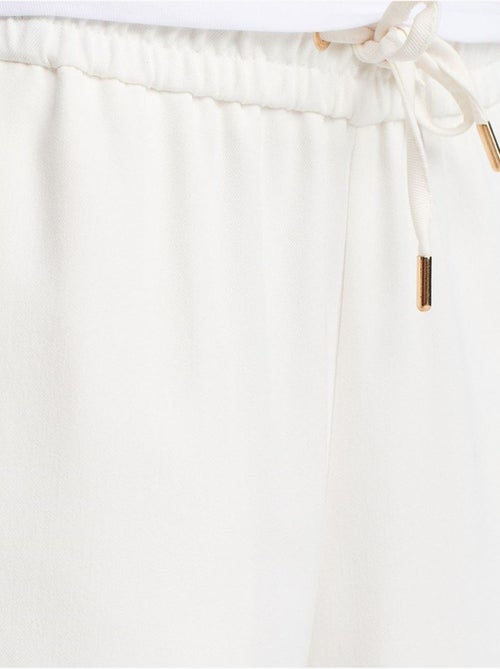 DILVIN Pantalon Large Tissé À Taille À Cordon - Kiabi