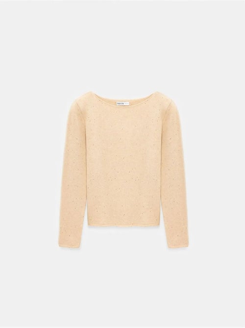 DILVIN Pull En Maille À Col Bateau Et Sequins - Kiabi DILVIN Pull En Maille À Col Bateau Et Sequins - Kiabi