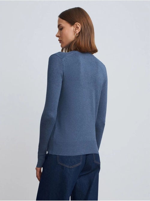 DILVIN Pull En Maille Femme À Col Roulé Et Boutons - Kiabi