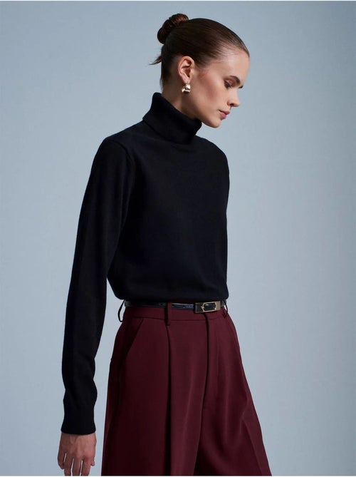 DILVIN Pull Femme En Cachemire À Col Roulé - Kiabi DILVIN Pull Femme En Cachemire À Col Roulé - Kiabi