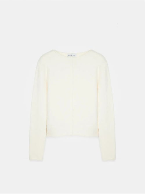 DILVIN Pull Femme En Maille Côtelée À Col Bateau - Kiabi DILVIN Pull Femme En Maille Côtelée À Col Bateau - Kiabi