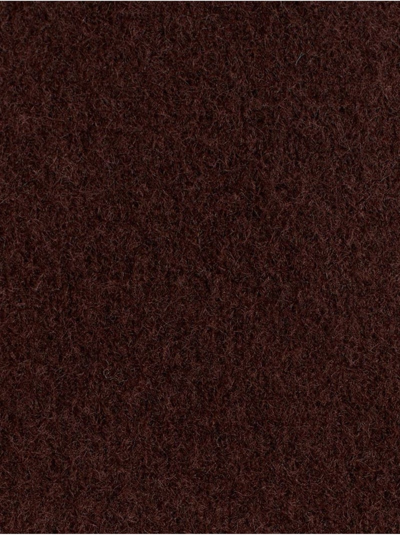 DILVIN Pull Femme En Maille Côtelée À Col Rond Et Manches Courtes Marron chocolat - Kiabi