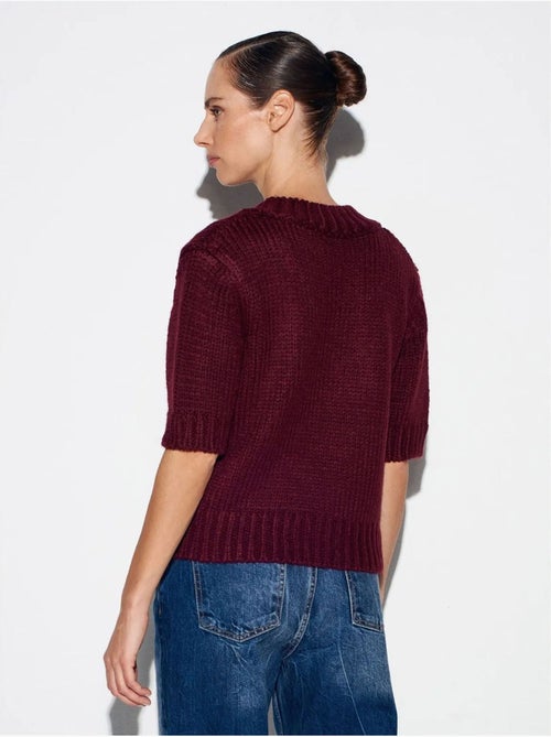DILVIN Pull Femme En Maille Côtelée À Col V - Kiabi DILVIN Pull Femme En Maille Côtelée À Col V - Kiabi