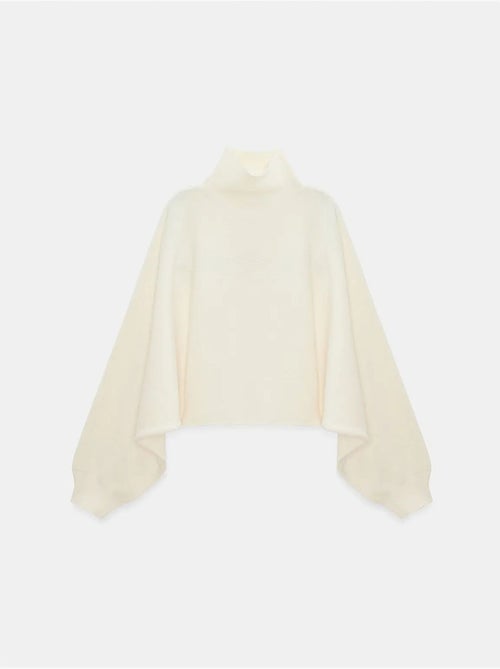 DILVIN Pull Femme Oversize Court À Col Roulé - Kiabi DILVIN Pull Femme Oversize Court À Col Roulé - Kiabi