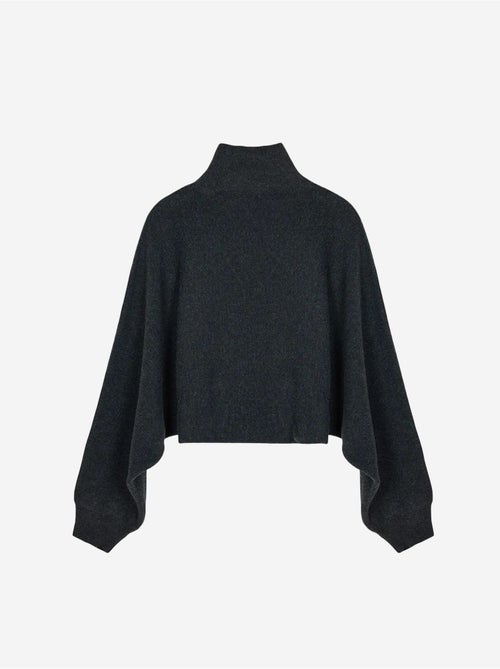 DILVIN Pull Femme Oversize Court À Col Roulé - Kiabi DILVIN Pull Femme Oversize Court À Col Roulé - Kiabi