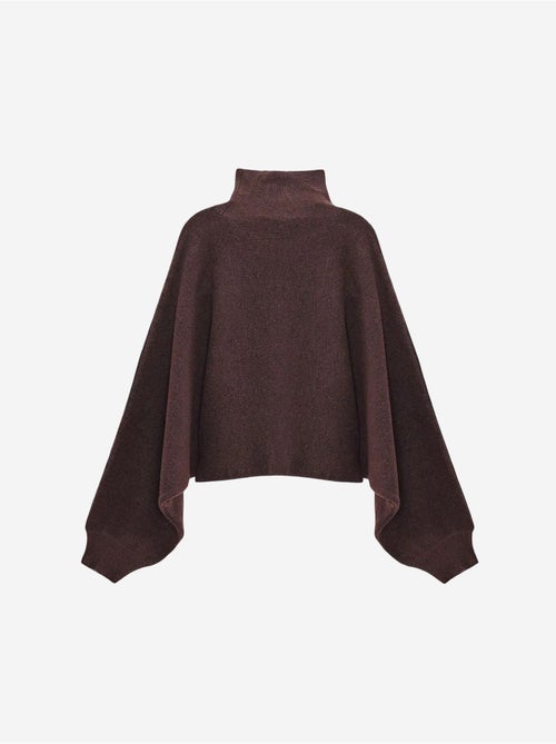 DILVIN Pull Femme Oversize Court À Col Roulé - Kiabi DILVIN Pull Femme Oversize Court À Col Roulé - Kiabi