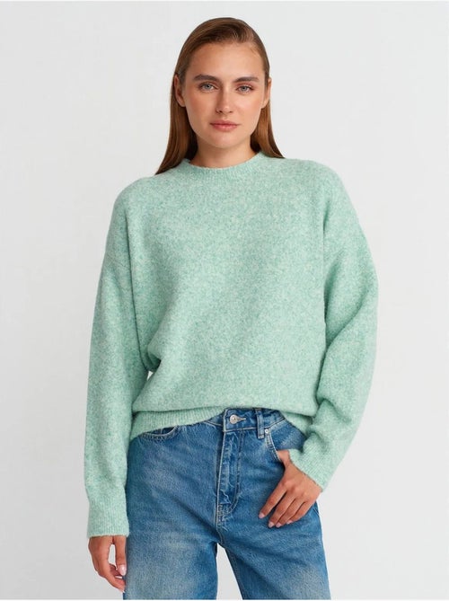 DILVIN Pull Femme Uni À Col Rond Et Maille Côtelée - Kiabi DILVIN Pull Femme Uni À Col Rond Et Maille Côtelée - Kiabi