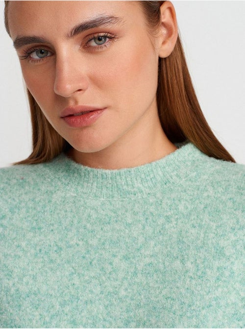 DILVIN Pull Femme Uni À Col Rond Et Maille Côtelée - Kiabi DILVIN Pull Femme Uni À Col Rond Et Maille Côtelée - Kiabi