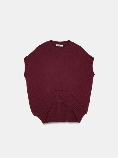 DILVIN Pull Sans Manches En Maille Côtelée - Kiabi DILVIN Pull Sans Manches En Maille Côtelée - Kiabi