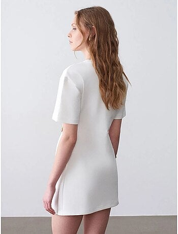 DILVIN Robe Courte Droite Femme