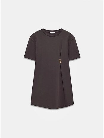 DILVIN Robe Courte Droite Femme