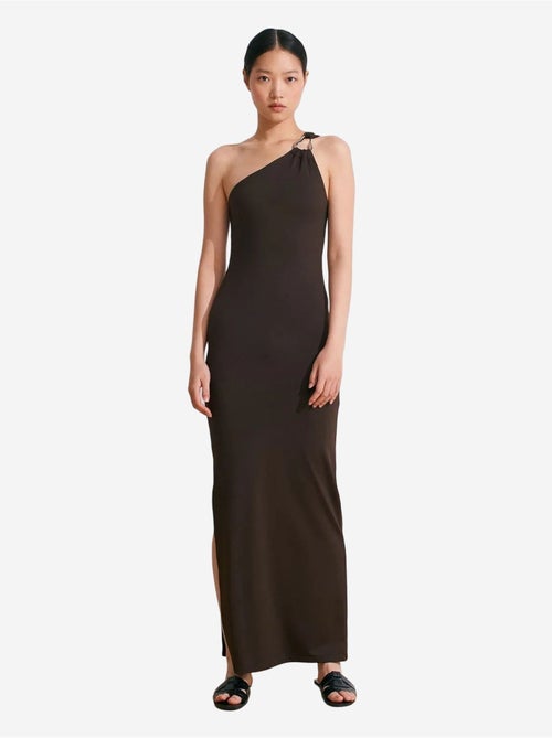 DILVIN Robe Maxi Moulante Asymétrique - Kiabi DILVIN Robe Maxi Moulante Asymétrique - Kiabi