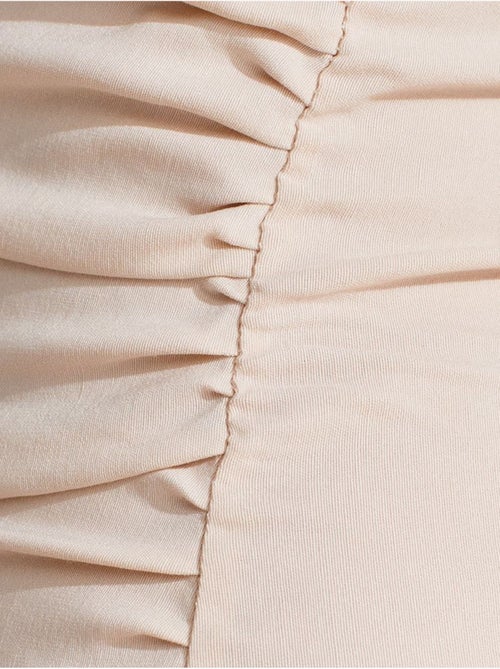DILVIN Robe Midi Moulante Sans Bretelles, Avec Fente - Kiabi DILVIN Robe Midi Moulante Sans Bretelles, Avec Fente - Kiabi