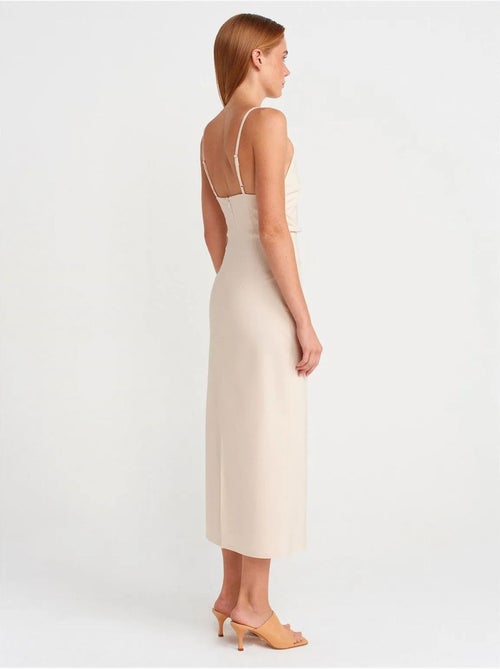 DILVIN Robe Midi Moulante Sans Manches - Kiabi DILVIN Robe Midi Moulante Sans Manches - Kiabi