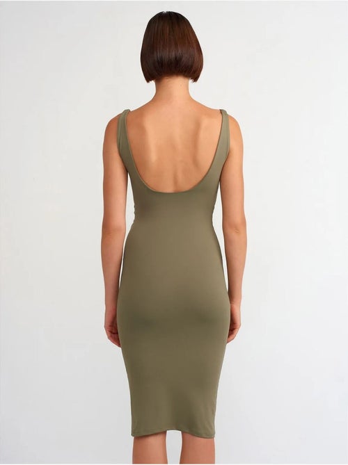 DILVIN Robe Midi Moulante Sans Manches - Kiabi