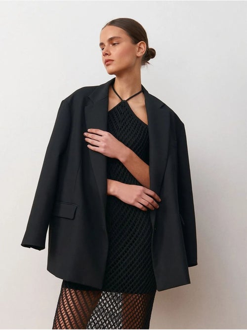 DILVIN Robe Midi Texturée À Col Halter Et Découpe - Kiabi DILVIN Robe Midi Texturée À Col Halter Et Découpe - Kiabi